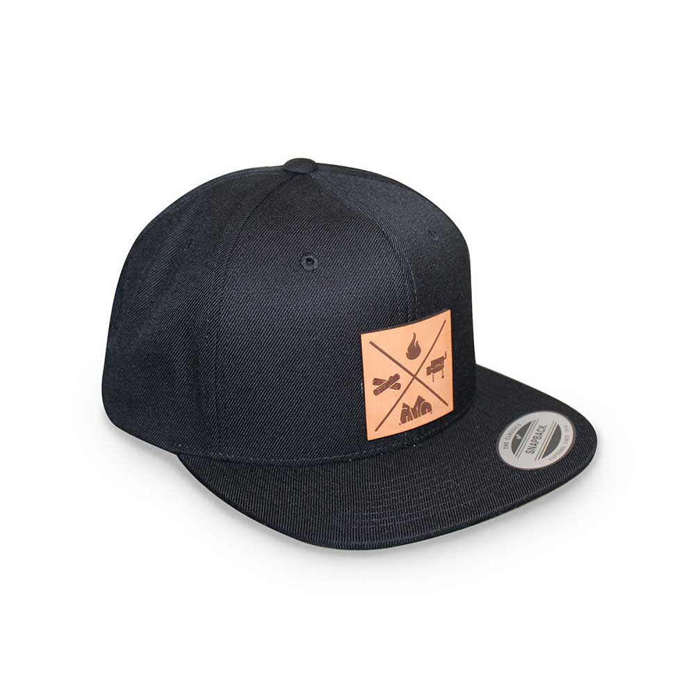 GMG Snapback Hat w/ Leather Patch | Sta-Built Construction