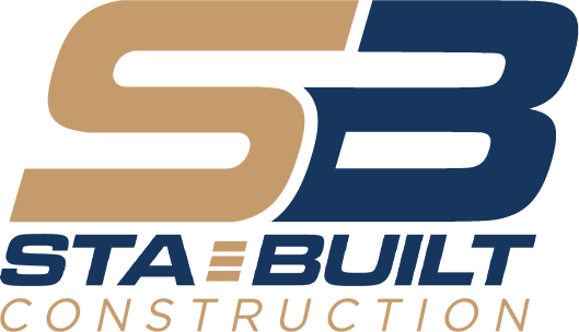 Sta Build Construction Stacked Logo