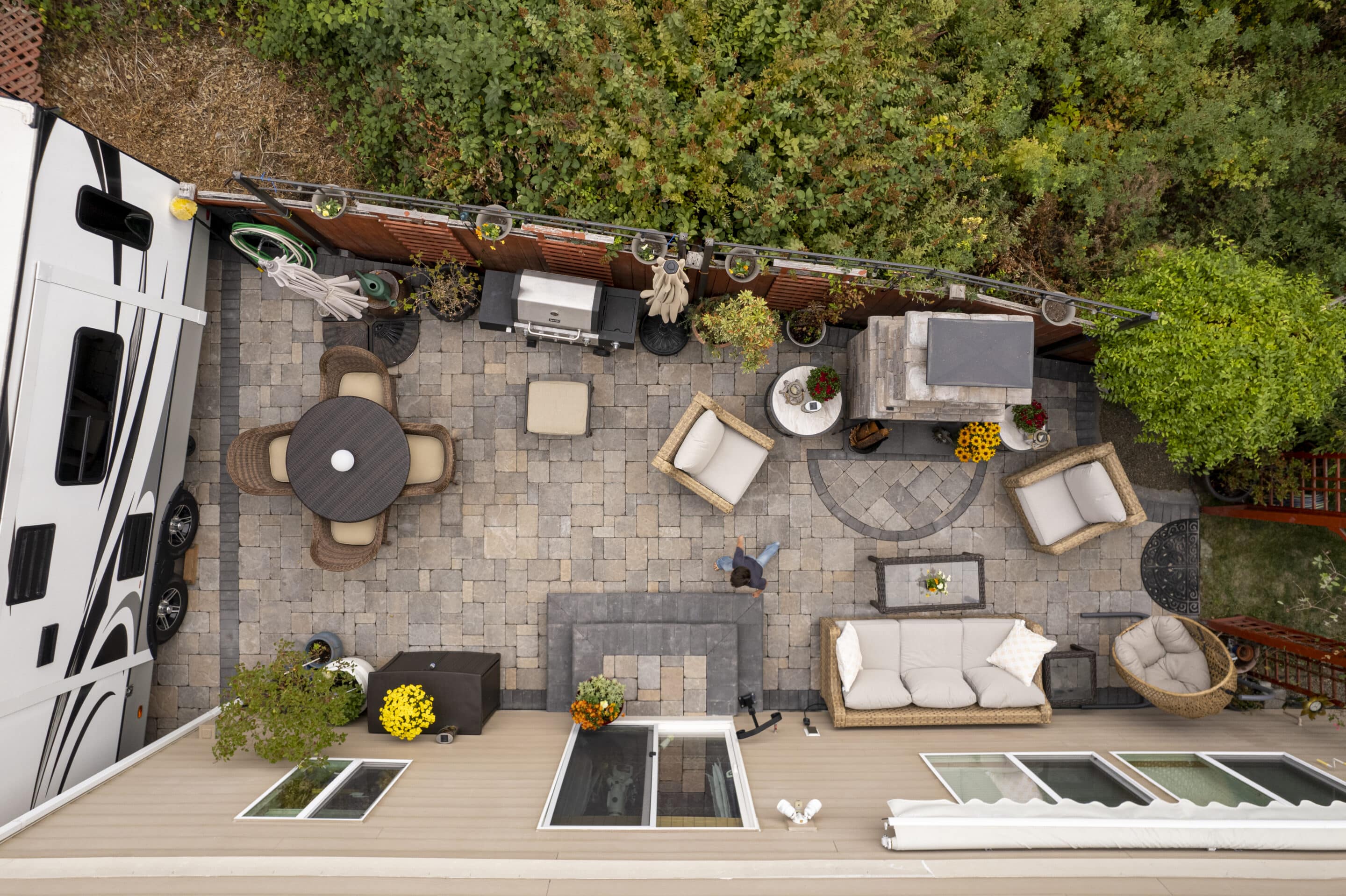 Paver patio