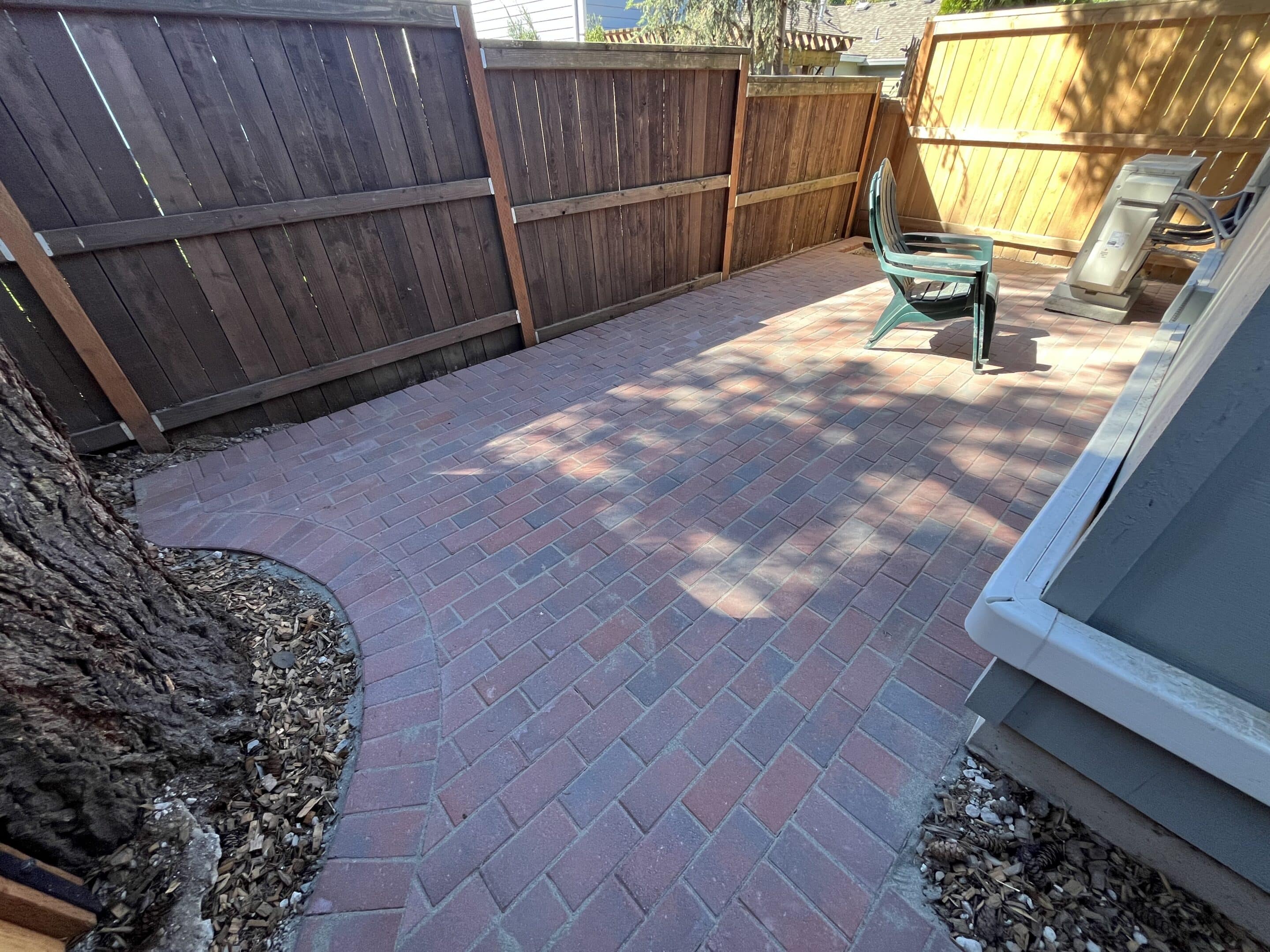 Paver patio