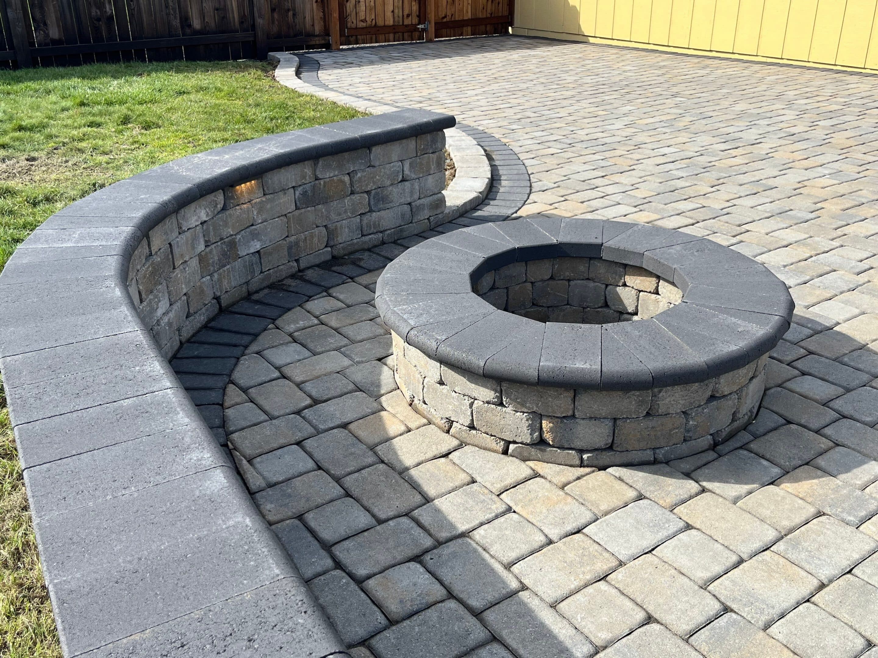 Garden wall installation by Sta-Built Construction