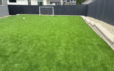 Artificial Turf Installation in Vancouver, WA: 2,099 Square Feet on a New-Construction Lot With 36 Inches of Access
