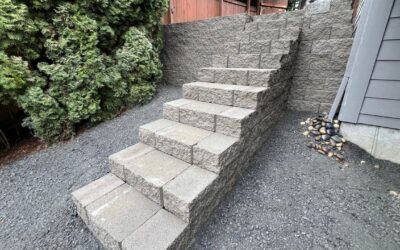 Retaining Wall and Step Build in Vancouver, WA: Turning a Mossy Side Yard Into a Level Pad and Eight Steps