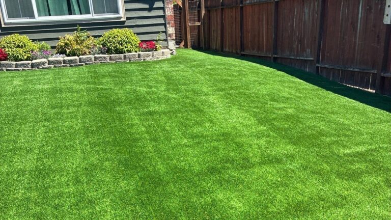 Artificial Turf Installation in Everett, WA: A 1,429 sq ft Front Yard Phase II Built Around an Existing Planter